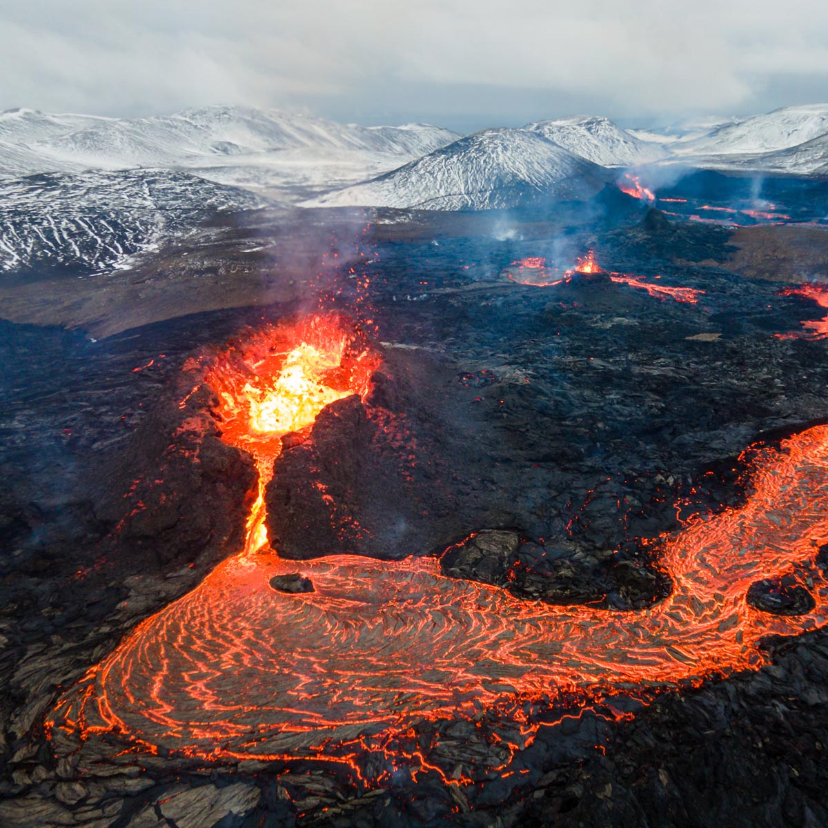 Volcan en Islande